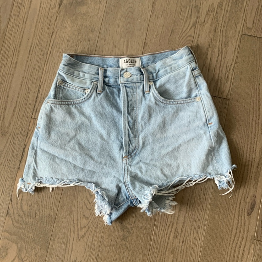 Agolde High Rise Jean Shorts